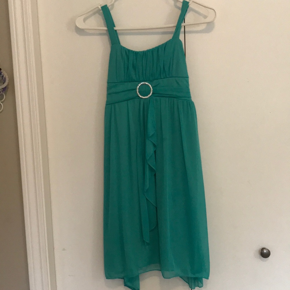 Teal dress